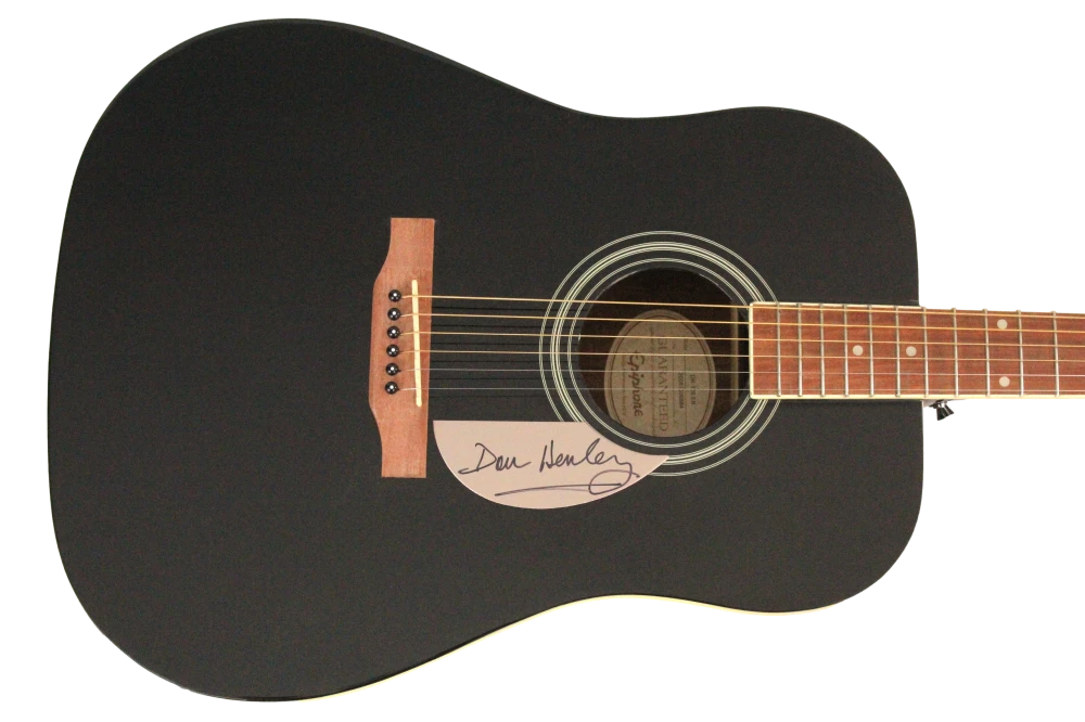 Don Henley Eagles Signed Autograph Gibson Guitar - Hotel California Star JSA COA