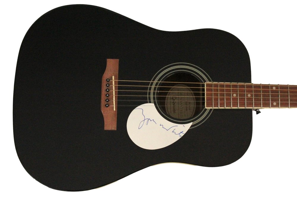 Tom Waits Signed Autograph Gibson Acoustic Guitar - Frank's Wild Years JSA COA