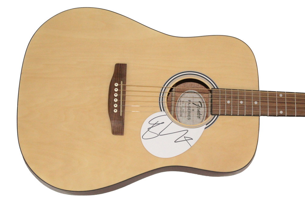 Ed Sheeran Signed Autograph Fender Acoustic Guitar -  Multiple Equals w/ JSA COA