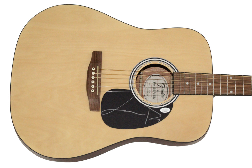 Lou Reed Velvet Underground Signed Autograph Fender Acoustic Guitar JSA COA