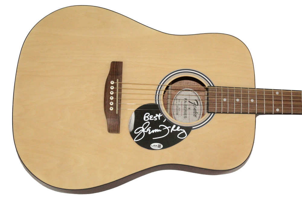 Glenn Frey Eagles Signed Autograph Fender Guitar - Hotel California Star JSA COA