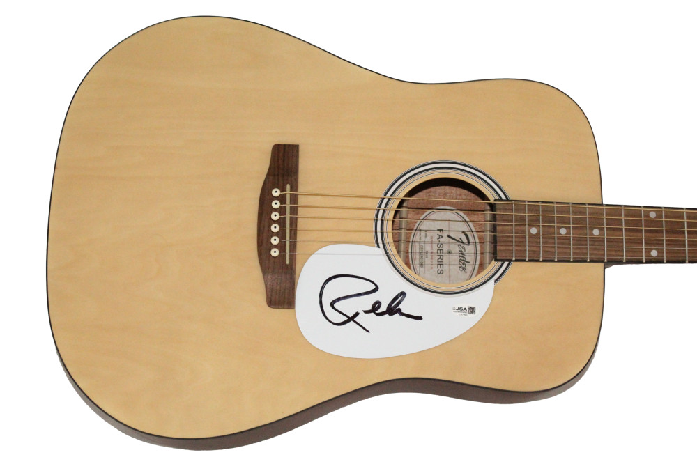 Reba McEntire Signed Autograph Full Size Fender Acoustic Guitar w/ JSA COA