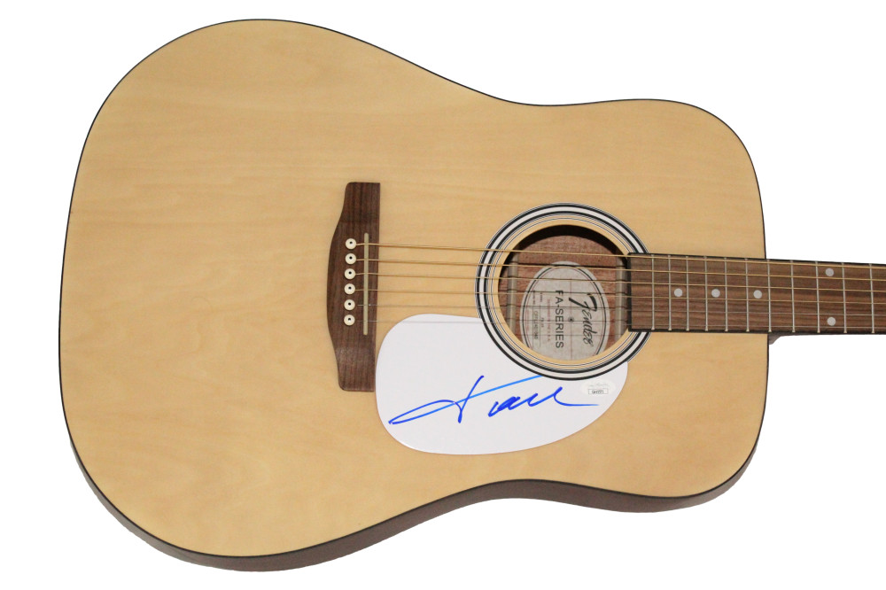 Trace Adkins Signed Autograph Fender Acoustic Guitar Country Music Star JSA COA