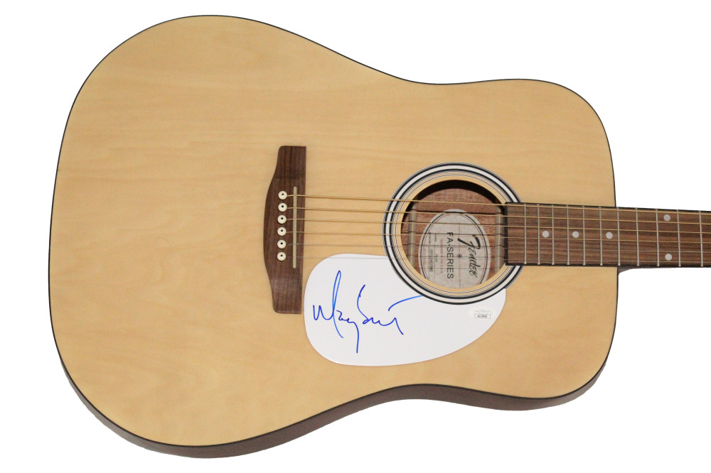 Marty Stuart Signed Autograph Fender Acoustic Guitar Country Music Star JSA COA