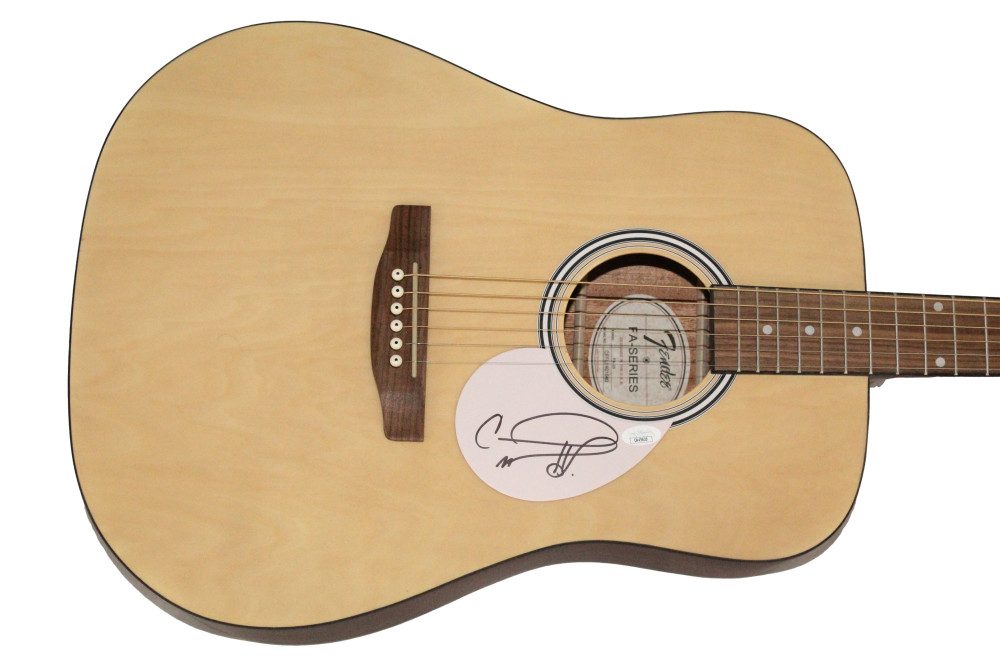 Carrie Underwood Signed Autograph Fender Acoustic Guitar - Some Hearts JSA COA
