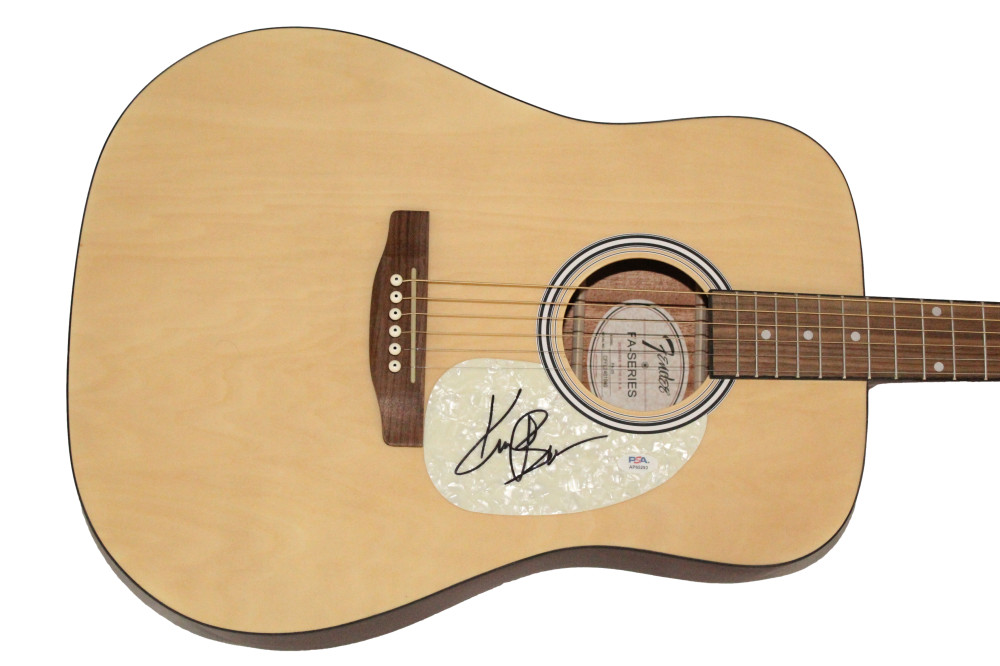 Kane Brown Signed Autograph Full Size Fender Acoustic Guitar Experiment PSA COA
