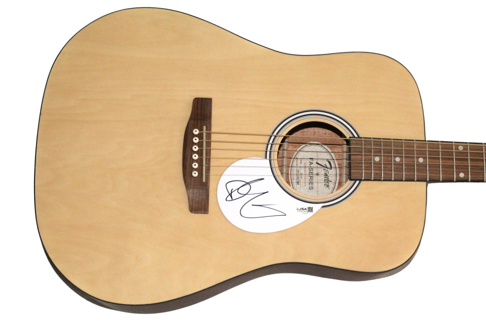 Dan Auerbach Black Keys Signed Autograph Fender Acoustic Guitar w/ JSA COA