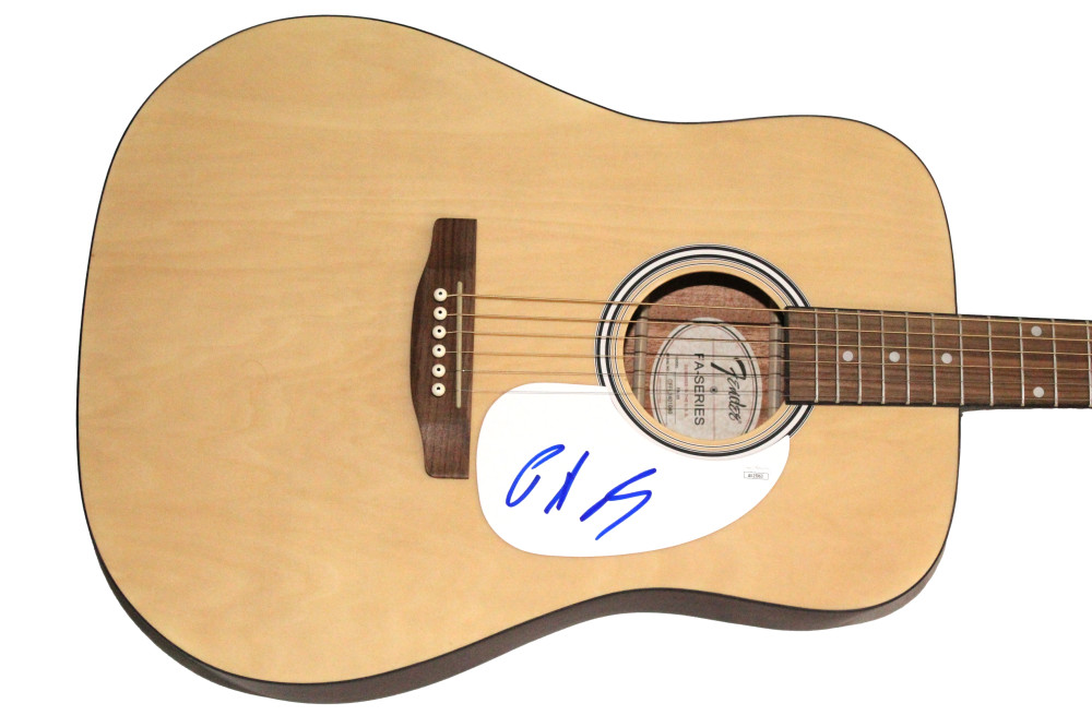 Peter Buck REM R.E.M. Signed Autograph Full Size Fender Acoustic Guitar JSA COA