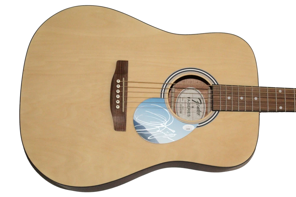 Josh Kiszka Greta Van Fleet Signed Autograph Fender Acoustic Guitar JSA COA