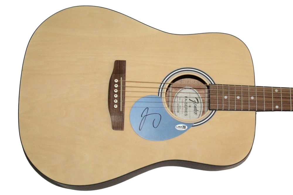 Jonny Buckland Coldplay Signed Autograph Fender Guitar - Viva la Vida w/ JSA COA