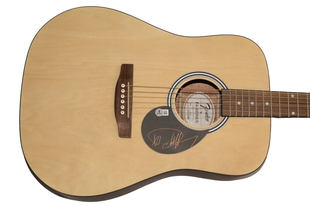 Debbie Harry Blondie Signed Autograph Fender Acoustic Guitar w/ Beckett COA