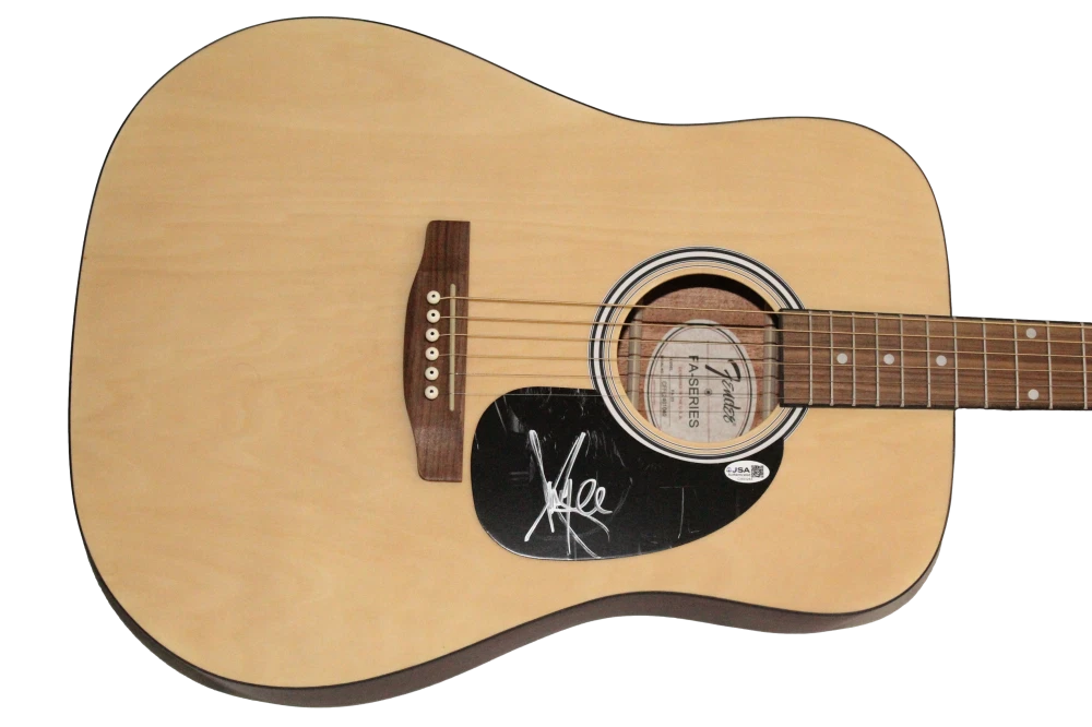 Amy Lee Evanescence Signed Autograph Fender Acoustic Guitar - Fallen w/ JSA COA