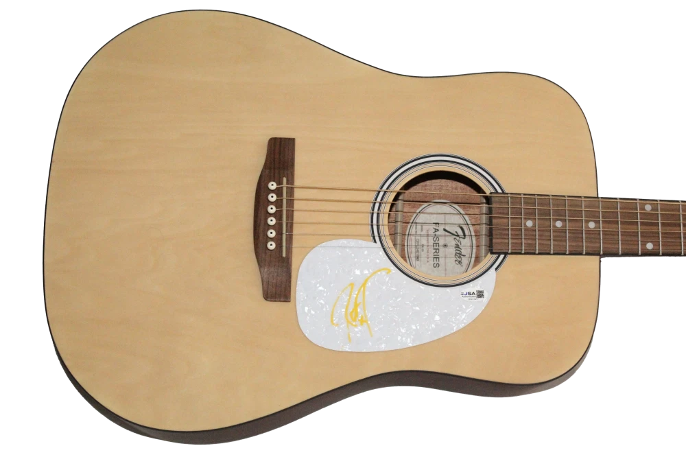 Robert Trujillo Metallica Signed Autograph Fender Acoustic Guitar JSA COA