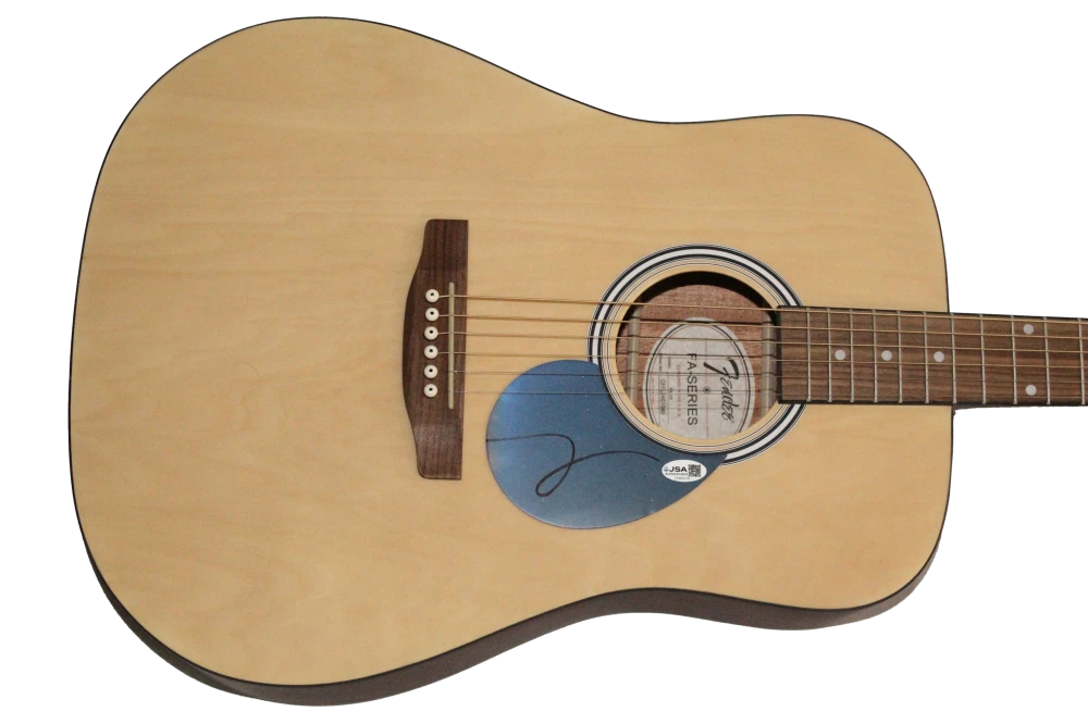 Guy Berryman Coldplay Signed Autograph Fender Guitar - Viva la Vida w/ JSA COA