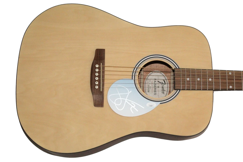 Sam Kiszka Greta Van Fleet Signed Autograph Fender Acoustic Guitar w/ JSA COA