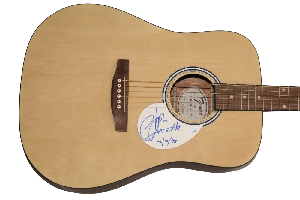 John Entwistle The Who Signed Autograph Fender Acoustic Guitar - Tommy JSA COA