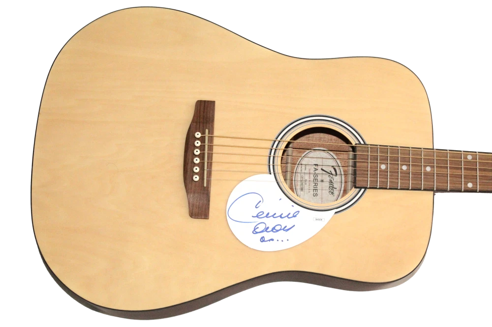 Celine Dion Signed Autograph Fender Guitar - Full Name Signature! w/ JSA COA