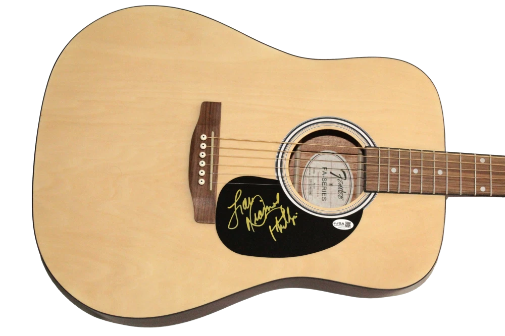 Lou Diamond Phillips Signed Autograph Full Size Fender Acoustic Guitar - JSA COA