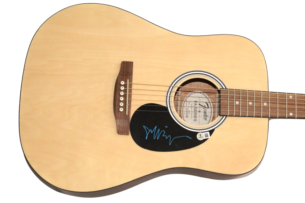 Jeff Bridges Signed Autograph Fender Guitar Crazy Heart Oscar Winner Beckett COA