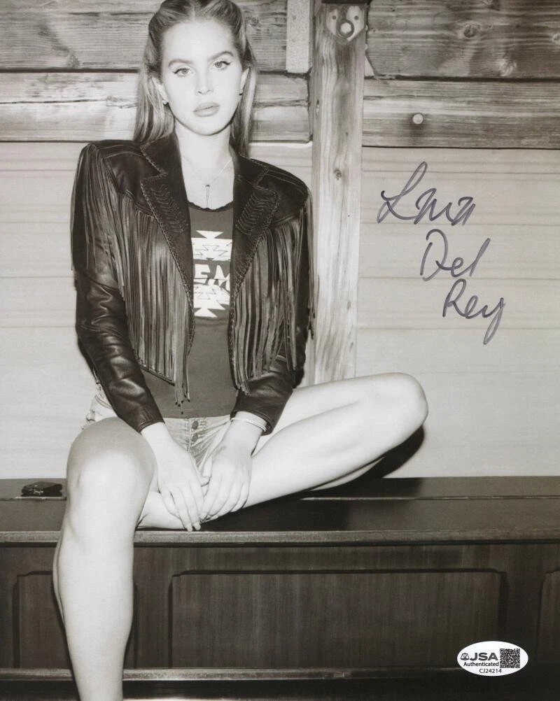 Lana Del Rey Signed Autograph 8x10 Photo - Ultraviolence Honeymoon w/ JSA COA