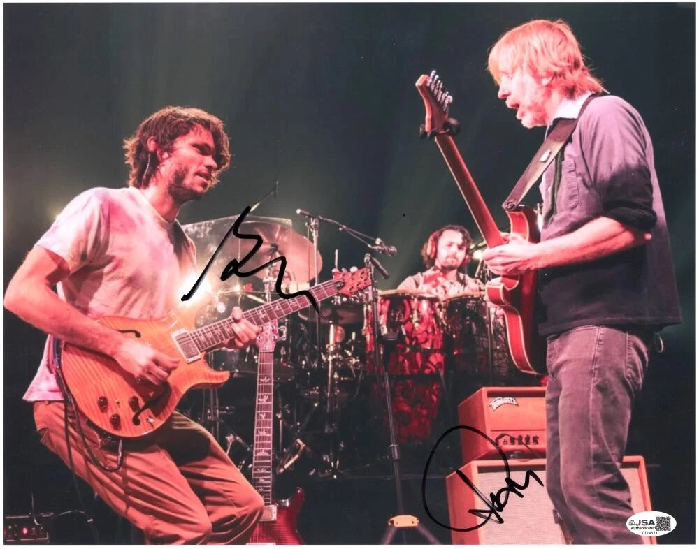 Rick Mitarotonda Goose & Trey Anastasio Phish Signed Autograph 11x14 Photo JSA