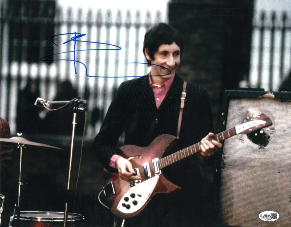 Pete Townshend The Who Signed Autograph 11x14 Photo Photograph w/ JSA COA