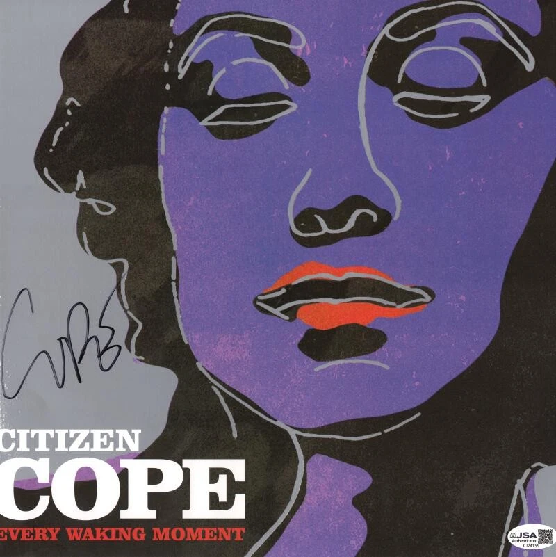 Citizen Cope Signed Autograph 11x11 Every Waking Moment Album Insert w/ JSA COA