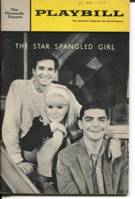 ANTHONY PERKINS CONNIE STEVENS THE STAR SPANGLED GIRL OPENING NIGHT PLAYBILL COLLECTIBLE MEMORABILIA