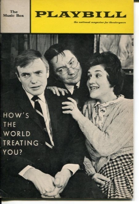 Patricia Routledge How's The World Treating You? 1966 Opening Night Playbill