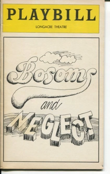 MARIAN MERCER KATE REID PAUL RUDD BOSOMS AND NEGLECT 1979 OPENING NIGHT PLAYBILL COLLECTIBLE MEMORABILIA