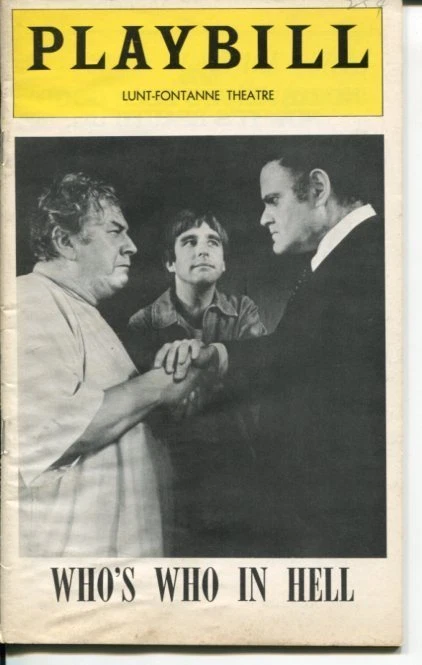 Peter Ustinov Beau Bridge Who's Who In Hell 1974 Opening Night Playbill