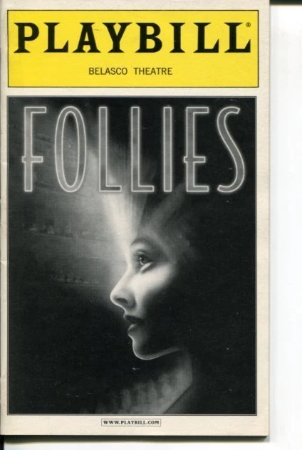 BLYTHE DANNER GREGORY HARRISON STEPHEN SONDHEIM FOLLIES OPENING NIGHT PLAYBILL COLLECTIBLE MEMORABILIA