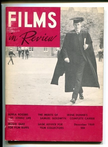 Peter O'Toole Irene Dunne Samuel Goldwyn Flims In Review Magazine Dec 1969