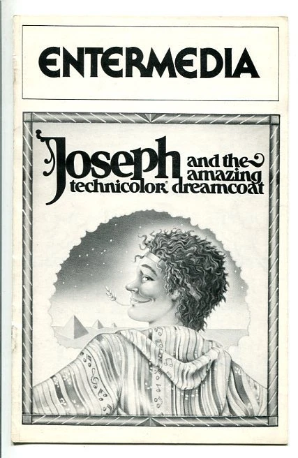 ANDREW LLOYD WEBBER TIM RICE JOSEPH THE AMAZING TECHNICOLOR DREAMCOAT PLAYBILL COLLECTIBLE MEMORABILIA