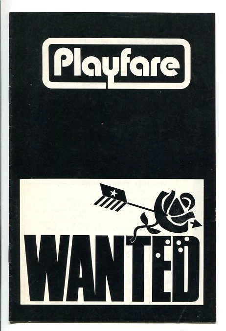 MERWIN GOLDSMITH FRANK COPPOLA JUNE GABLE DAVID EPSTEIN WANTED 1972 PLAYBILL COLLECTIBLE MEMORABILIA