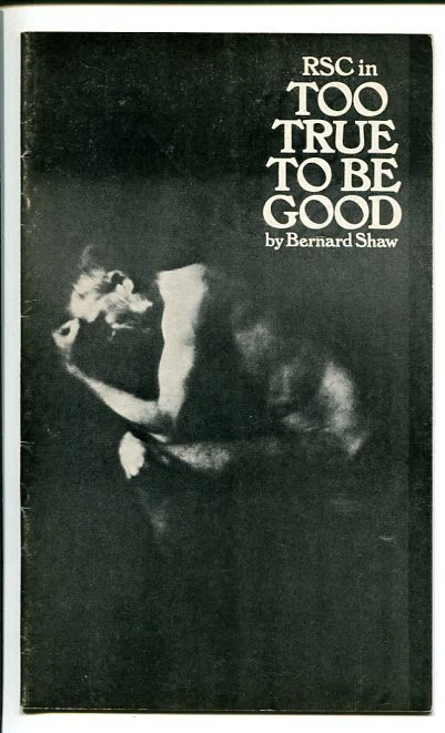 Judi Dench Ian McKellen Ken Waynne Too True To Be Good British Playbill