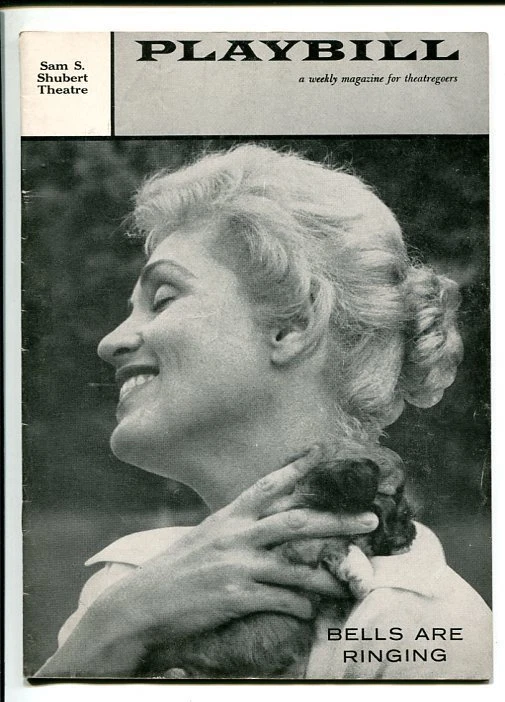 Judy Holliday Sydney Chaplin Jean Stapleton Bells Are Ringing 1958 Playbill