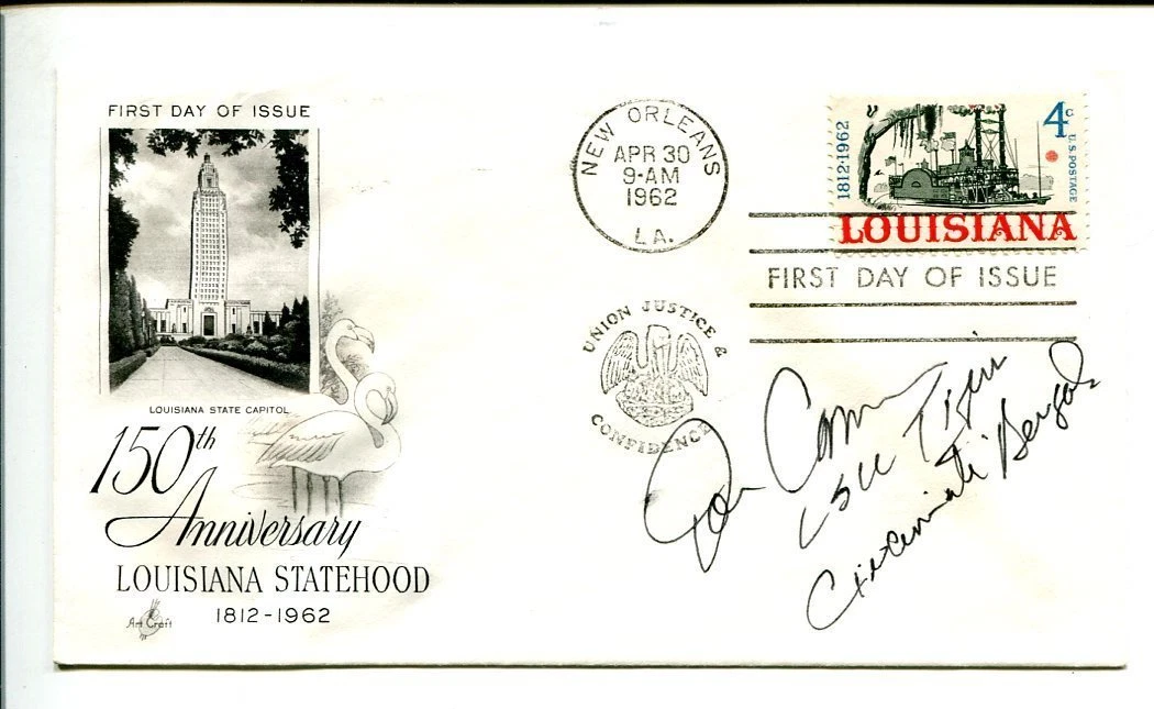 Tommy Casanova LSU Football Louisiana State HOF Signed Autograph FDC