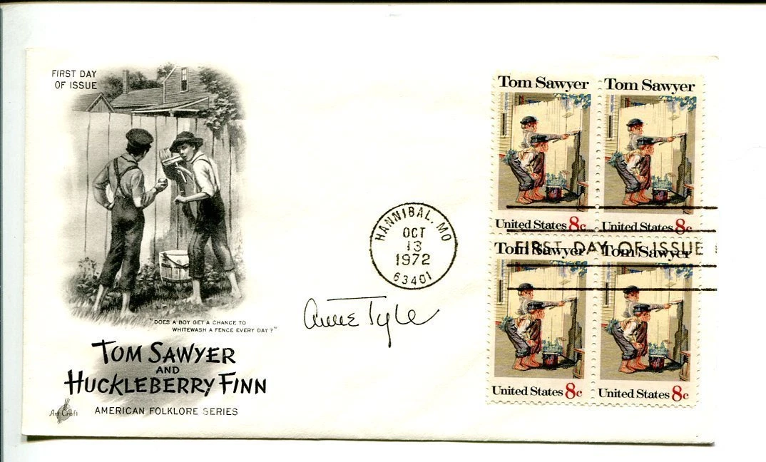 Anne Tyler Pulitzer Prize Author Novelist Signed Autograph FDC