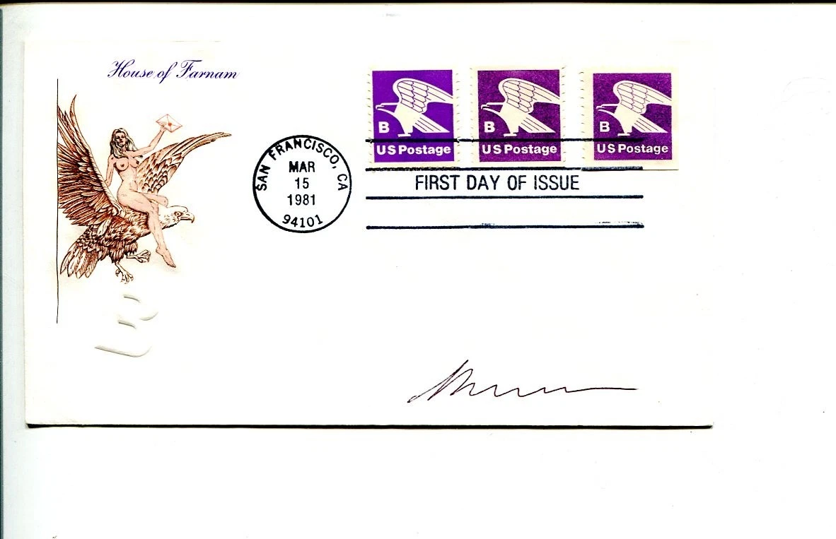 Bruce Brosnan Famous American Artist Rare Signed Autograph FDC