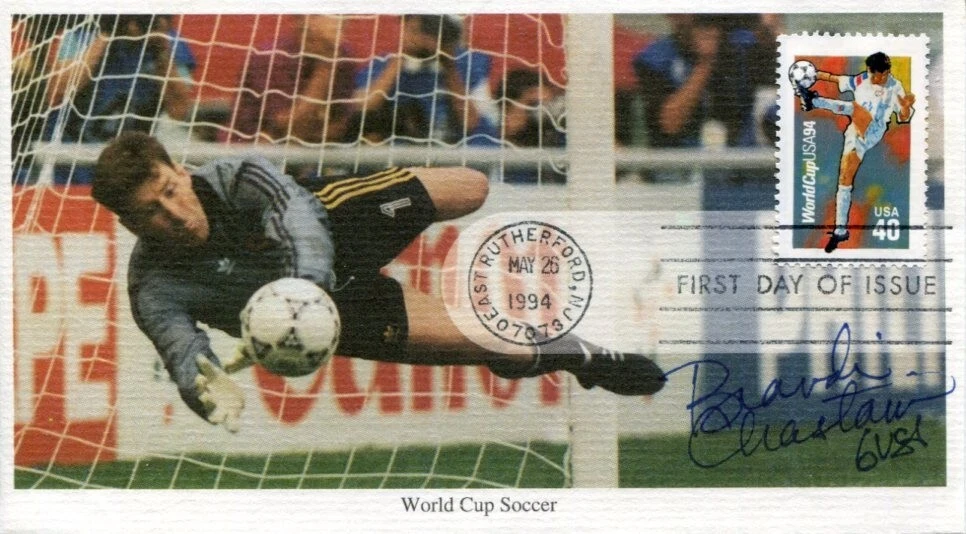 Brandi Chastain US Olympic Gold World Cup Champ Soccer Signed Autograph FDC