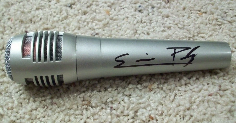 ERIC PASLAY SIGNED AUTOGRAPH NEW MICROPHONE w/PROOF 