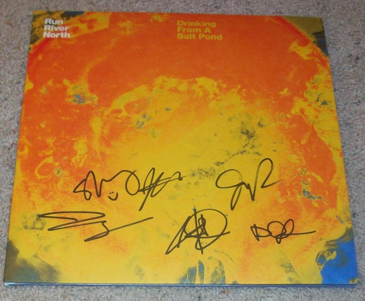 RUN RIVER NORTH SIGNED AUTOGRAPH SELF TITLED DEBUT VINYL ALBUM w/EXACT PROOF