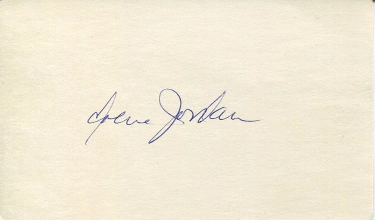 Irene Jordan Metropolitan Opera Singer Songs By Irene NBC Radio Signed Autograph