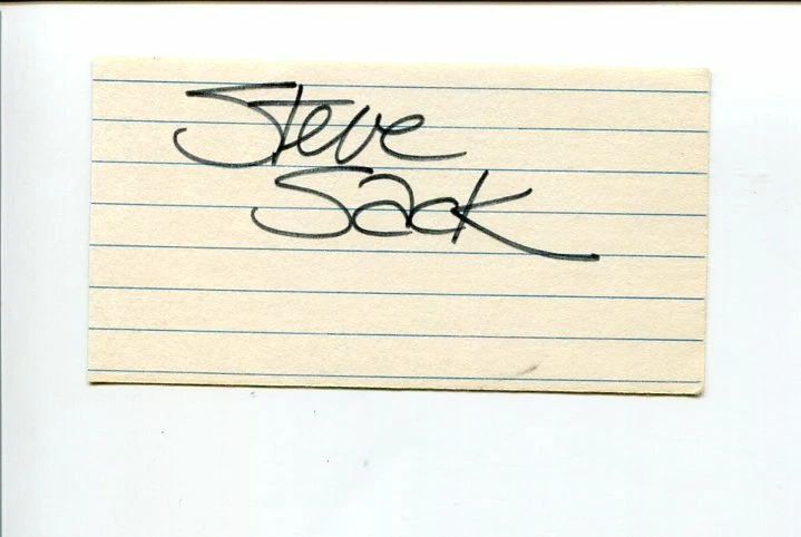 Steve Sack Pulitzer Prize Editorial Cartoonist Artist Rare Signed Autograph