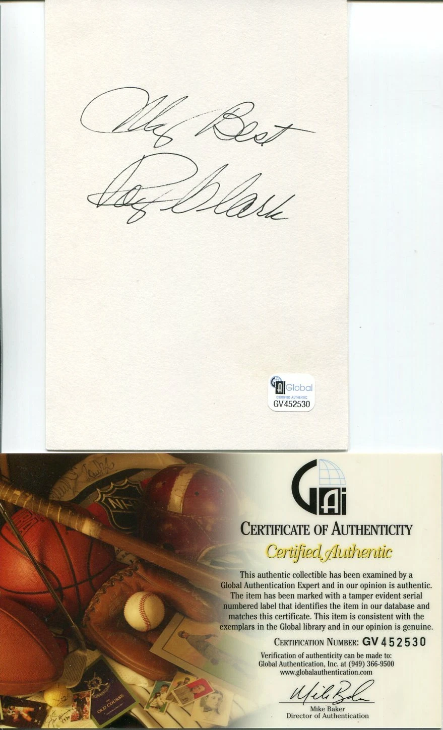 Roy Clark Cowboy Western Singer Hee Haw Grand Ole Opry HOF Signed Autograph COA