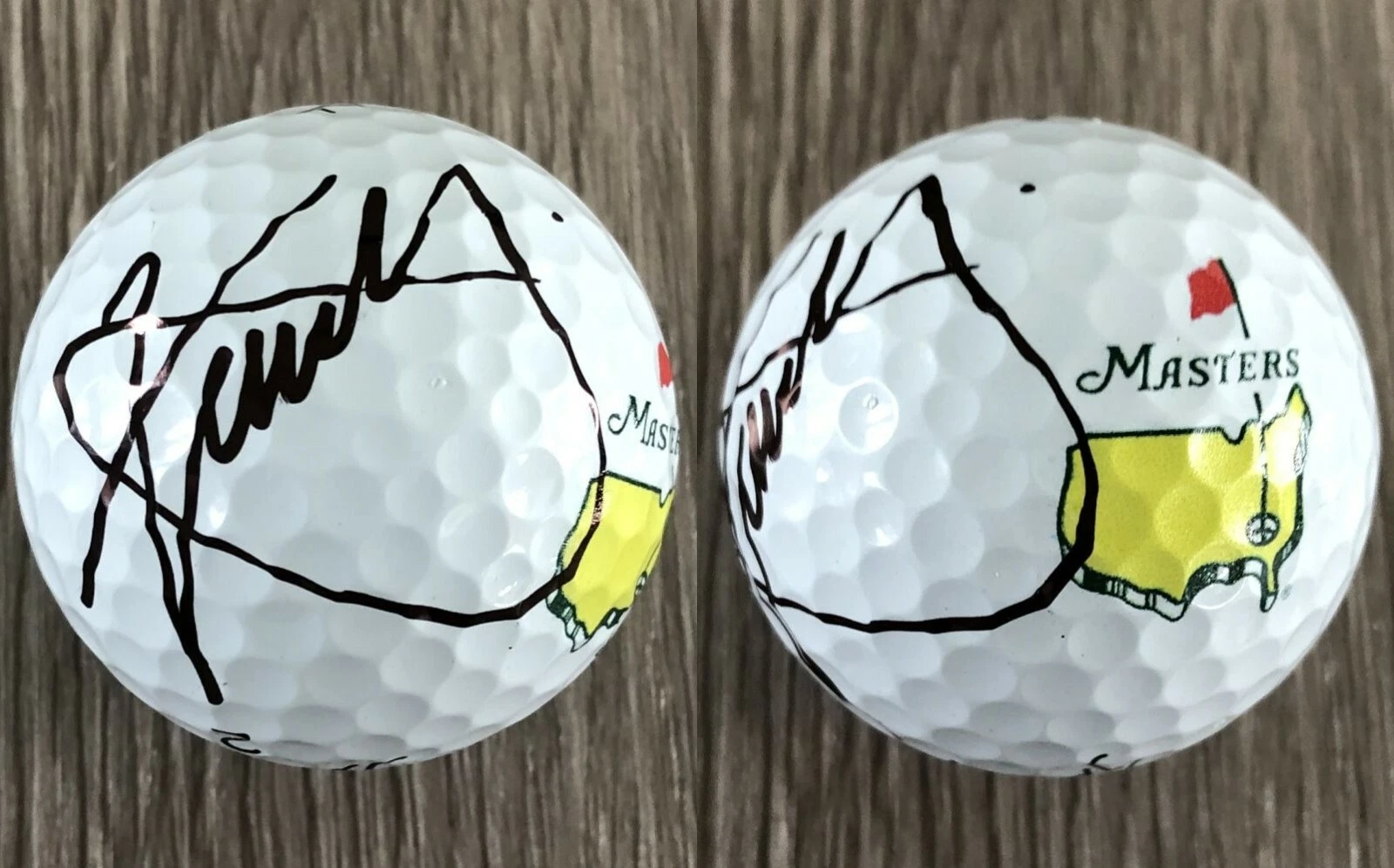 XANDER SCHAUFFELE SIGNED AUTOGRAPH TITLEIST MASTERS LOGO GOLF BALL A w/PROOF