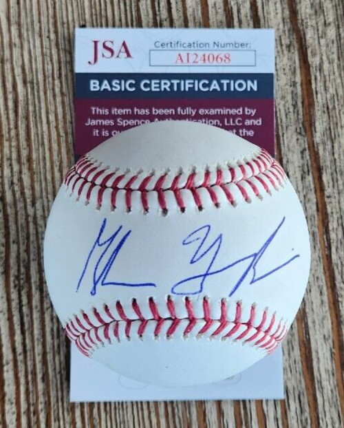 Glenn Youngkin Signed OMLB Baseball w/ JSA COA #AI24068 Virginia Governor