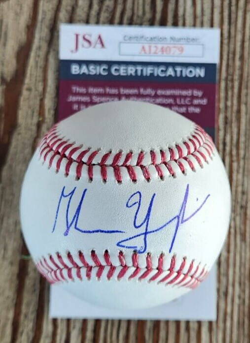 Glenn Youngkin Signed OMLB Baseball w/ JSA COA #AI24079 Virginia Governor