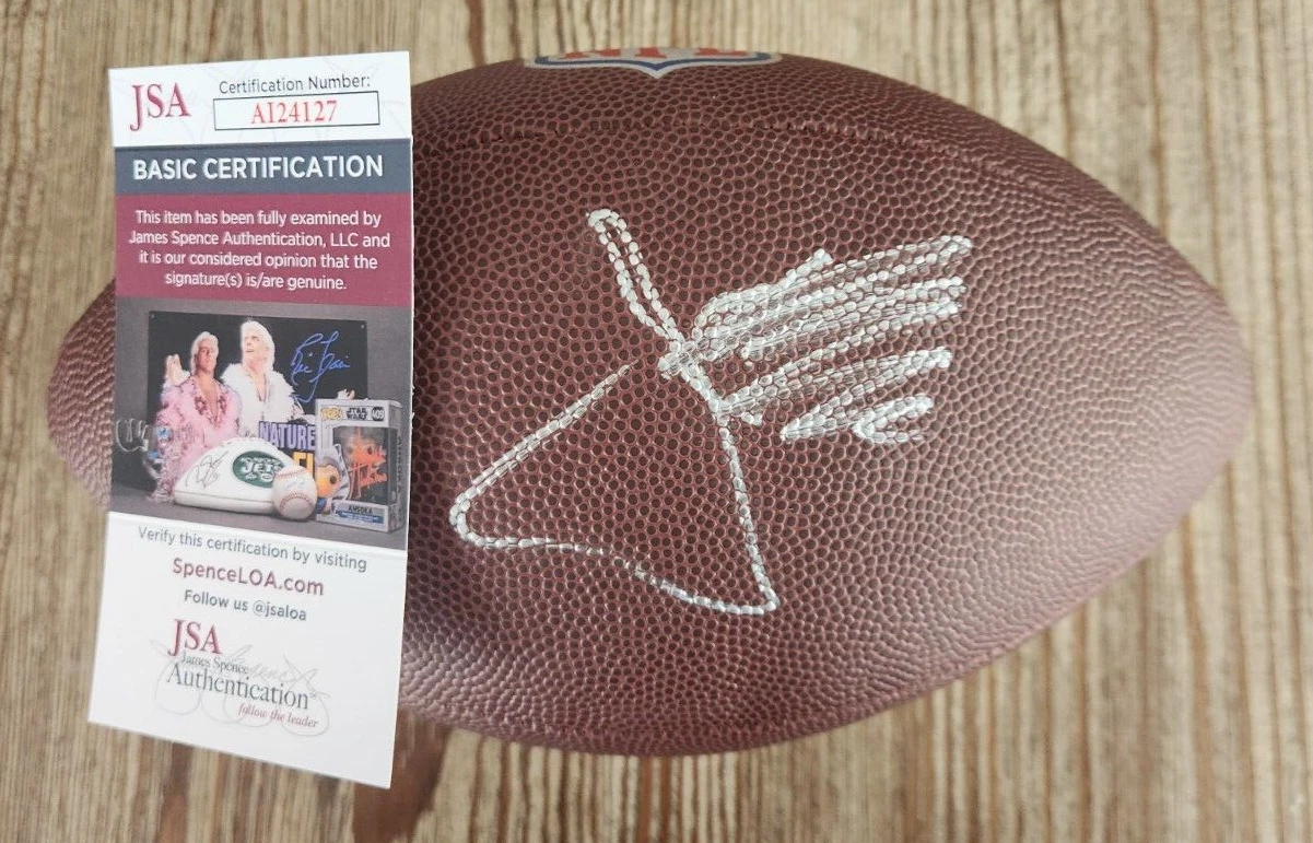 Joe Gibbs Signed Official NFL Football w/ JSA COA #AI24127 Washington Redskins